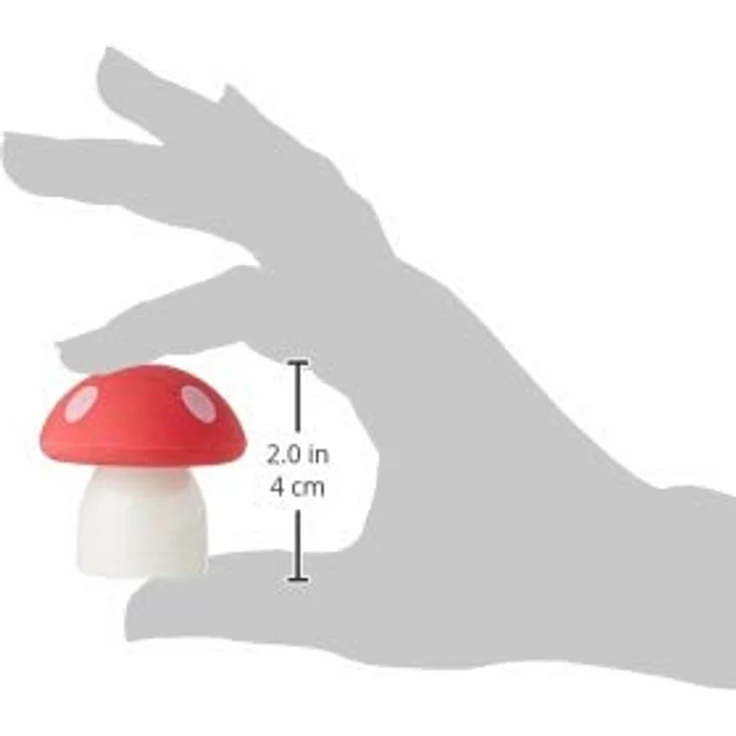 Legami MUS0012 Radiergummi mit Spitzer Magic Mushroom Red, S – Bild 4
