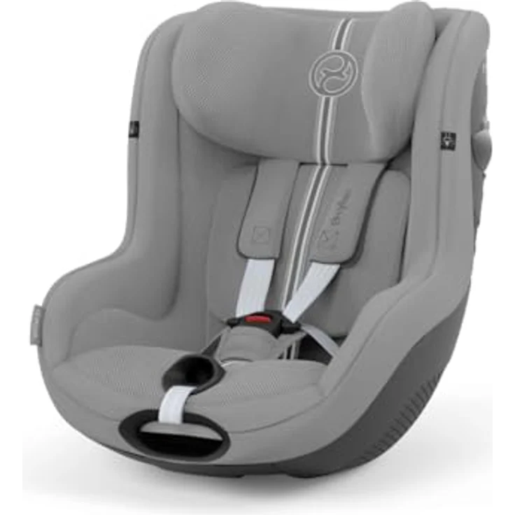 Cybex Sirona G i-Size Plus Reboard Kindersitz mit 360° Drehmechanismus, Stone Grey – Bild 2