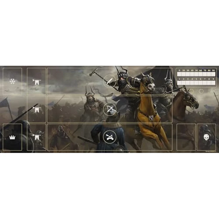 No Loading Games Gwent Neoprene Mat – Nilfgaard, rutschfest, Maße: 290 x 730mm – Bild 4