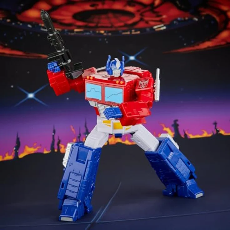 Hasbro The Transformers: The Movie Studio Series Leader Class Actionfigur MTMTE Collection, Optimus Prime, 18 cm, mit Leadership Matrix und Blaster, 40 Schritte Verwandlung – Bild 14