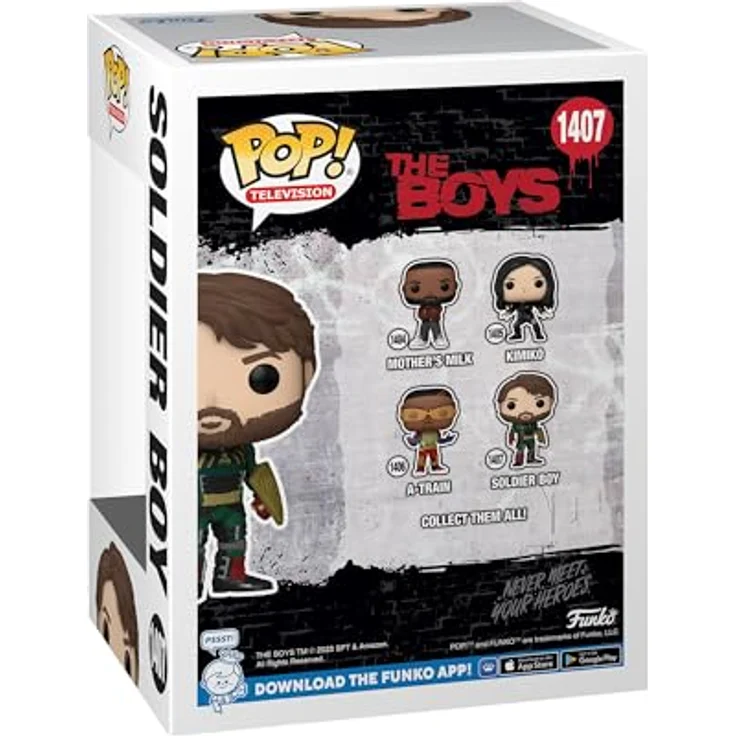 Funko Pop! TV: The Boys - Soldier Boy - 9,5 cm Vinyl-Sammelfigur aus Premium Vinyl - Offizielle Merchandise für Sammler und Fans – Bild 3