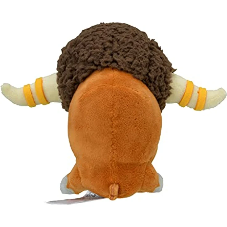 Pokemon Center Bouffalant Sitting Cuties Plüsch, 15 cm mit Mikroperlen gewichtet, handliches Kuscheltier für Erwachsene und Kinder ab 4 Jahren – Bild 5