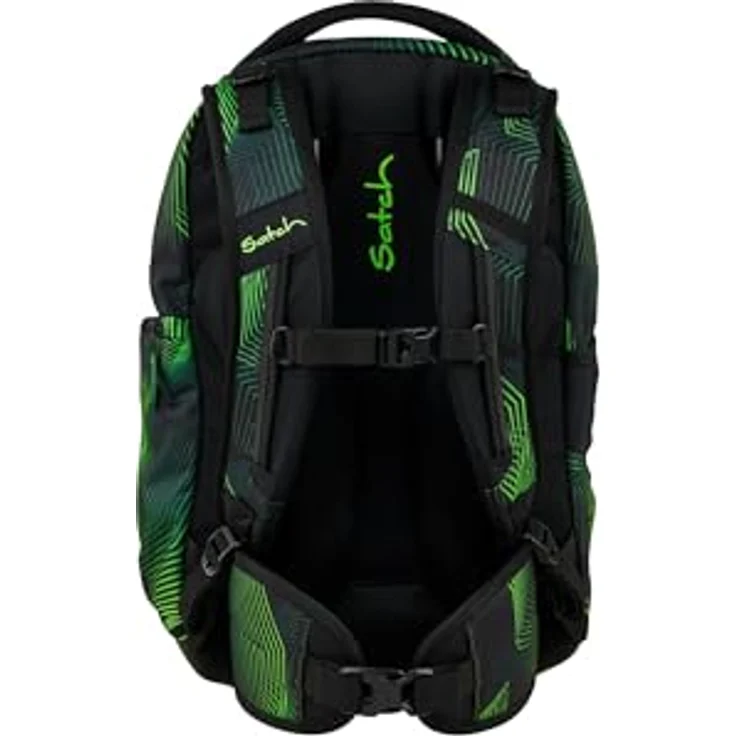 Satch Schulranzen MATCH Seismic Green, ergonomisch, 30 + 5 Liter, Kollektion 2025 – Bild 5