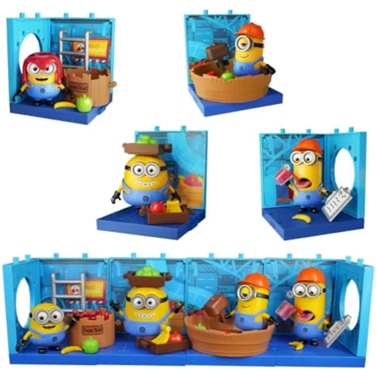 Blokees Minions Blokees PreCool Jelly Factory Series 1, Sammelfiguren-Modellkit Sortiment (8 Stück) – Bild 5
