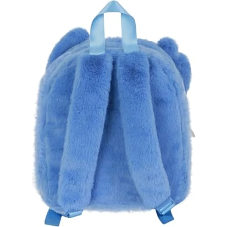 Disney Lilo und Stitch Heart-Plush Rucksack, Blau mit weicher Plüschstruktur und verstellbaren Schulterriemen – Bild 3