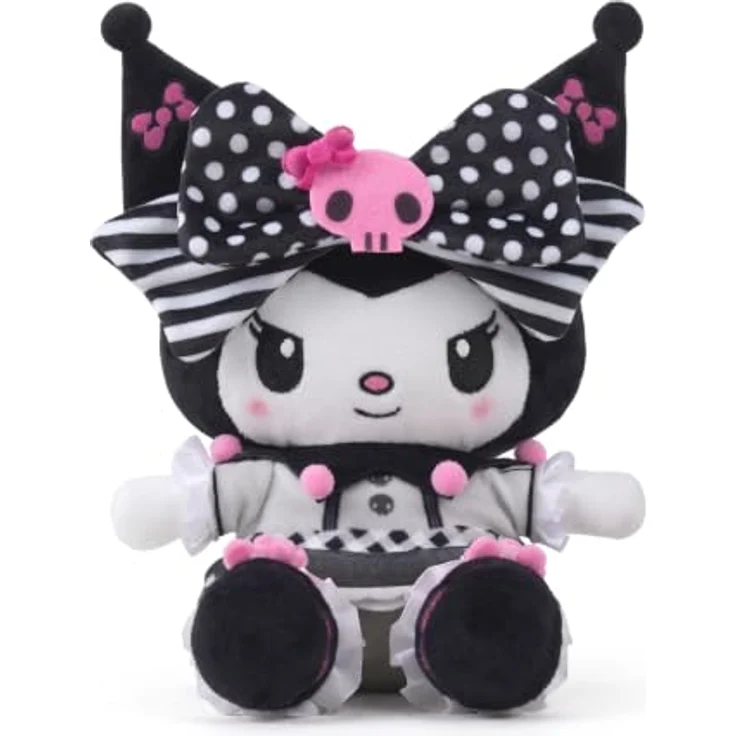 Sakami Merchandise Plüschfigur Sanrio Pink Black Party Series Kuromi, 17 cm, 100% Polyester – Bild 1