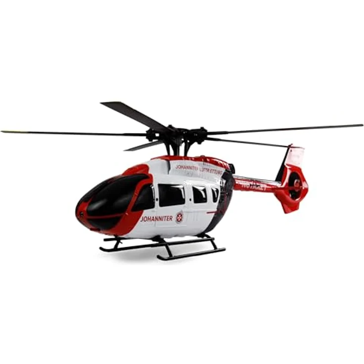 Amewi Johanniter H145 Helikopter, Brushless 6-Kanal mit stabiler Höhensteuerung und automatischer Start-/Landefunktion, RTF – Bild 1