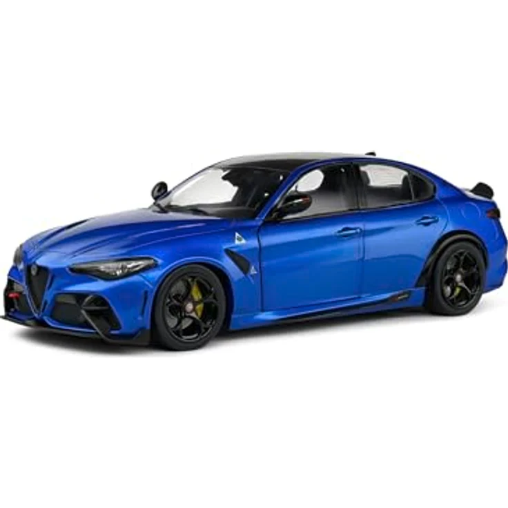 Solido 1:18 Alfa Romeo Giulia GTA 2022, detailgetreues Modellauto in blau aus hochwertigem Die-cast-Material – Bild 1
