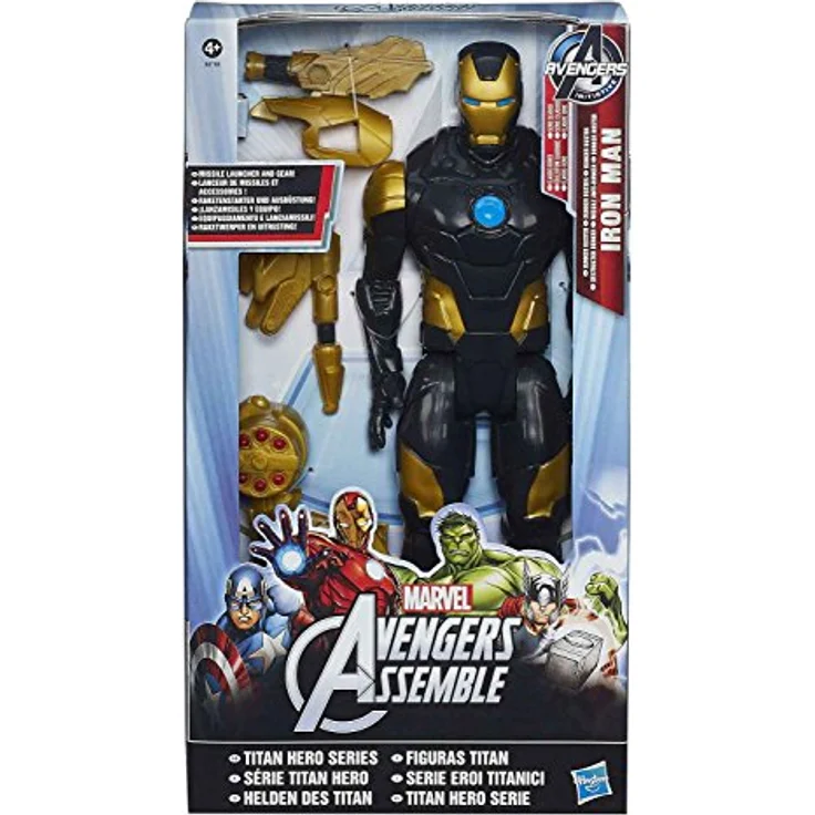 Hasbro Marvel Avengers Titan Actionfigur, 30 cm mit Missile Launcher und abnehmbaren Waffen, Bunker Buster Missiles, für Alter 4+ – Bild 1
