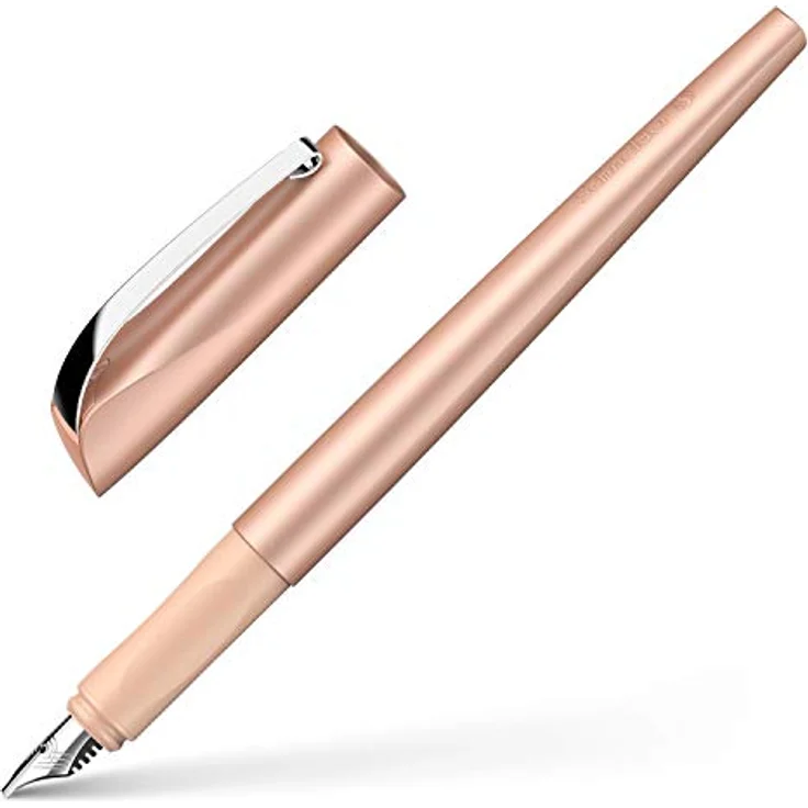 Schneider Füllhalter Callissima Apricot, Kalligraphie-Füller mit Federbreite 1,8 mm in edler Metallic-Optik – Bild 1