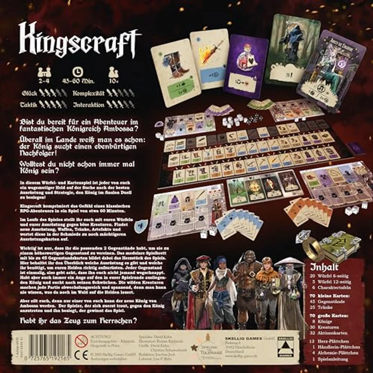 Skellig Games SKE47901 Familienspiele mit sechs asymmetrischen Charakteren und Aufrüstungs-Mechanik – Bild 2