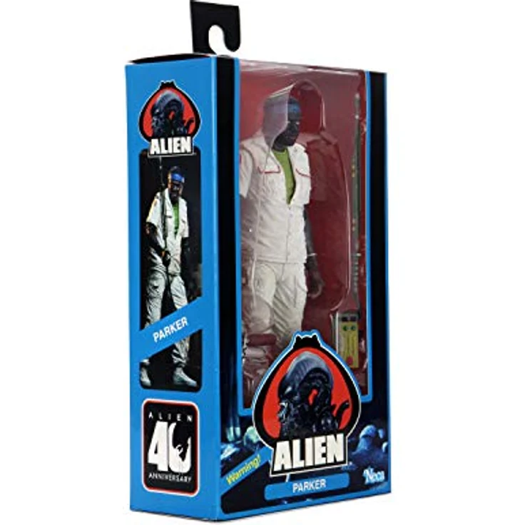 NECA 51700 Alien 40th Anniversary Parker, 7" Actionfigur mit detailgetreuer Gestaltung – Bild 4