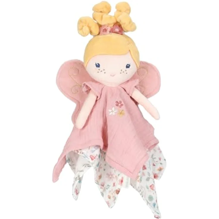 Little Dutch 9029 Schmusetuch Fee Mila, Kuscheltuch aus 50% Baumwolle und 50% Polyester, 30x16,5x7cm, maschinenwaschbar bei 30 Grad, ab Geburt empfohlen – Bild 1