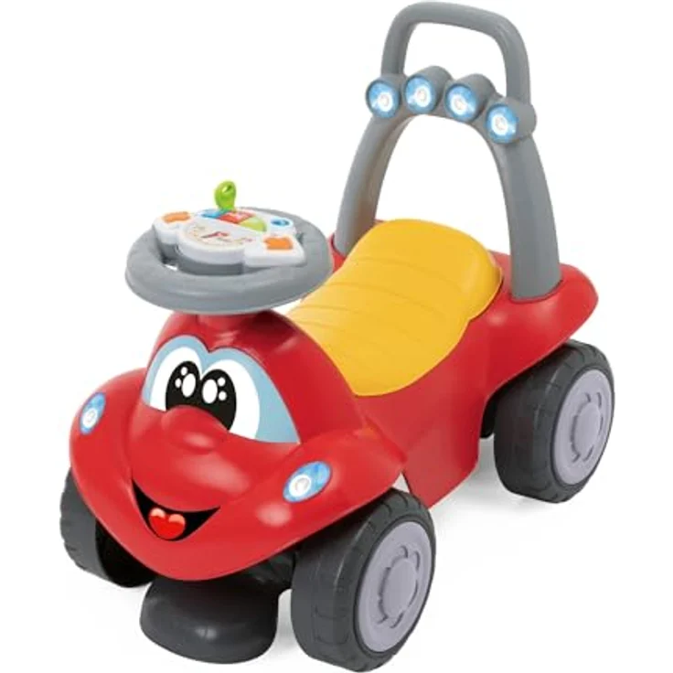 Chicco Ride-Along Billy Quattro, Mitfahrendes Kinderauto, 4in1 Spielmodi, Schaukelfunktion, erste Schritte und Mitfahren, elektronisches Lenkradmodul mit Lichtern und Geräuschen, 9-36 Monate, grün – Bild 2