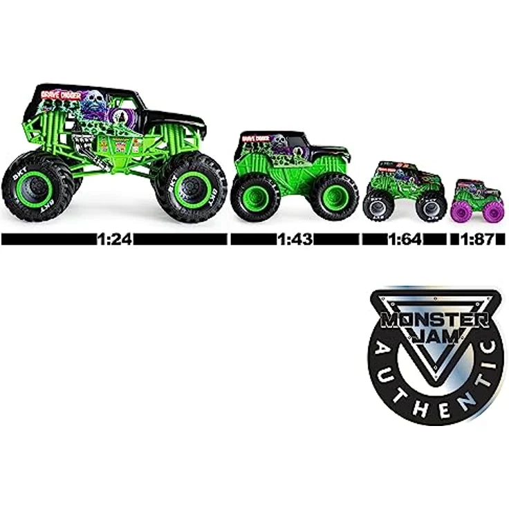 Monster Jam, offizieller Bakugan Dragonoid Monster Truck, Druckguss-Fahrzeug zum Sammeln im Maßstab 1:24, Kinderspielzeug für Jungen – Bild 7