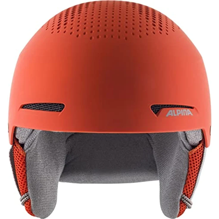 ALPINA ZUPO - Sicherer, Stoßabsorbierender, Belüfteter & Schlagfester Skihelm Für Kinder, pumpkin-orange matt, 54-58 cm – Bild 2