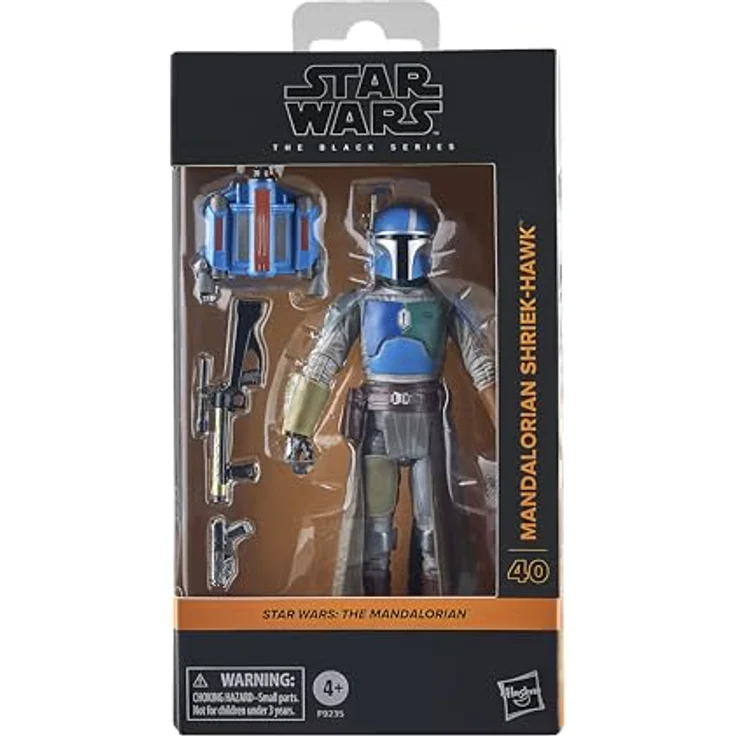 Hasbro Actionfigur STAR WARS THE BLACK SERIES MANDALORIAN SHRIEK-HAWK, 15 cm, mit abnehmbarem Antriebsrucksack und Zubehör – Bild 2