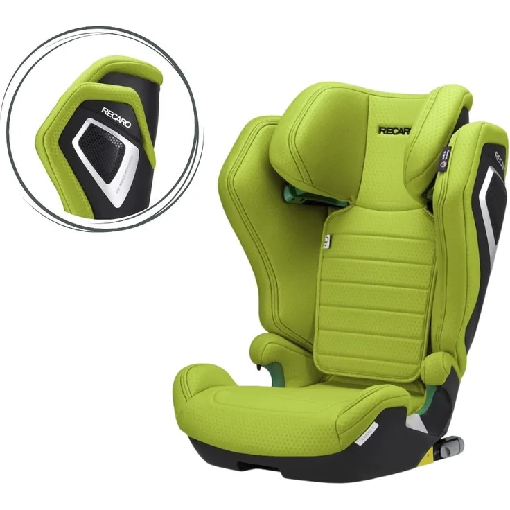 Recaro Axion 1 Kindersitz Gruppe 3, ISOFIX, für Kinder 3-12 Jahre, Hello Green