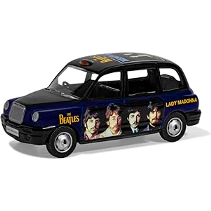 Corgi The Beatles Londoner Taxi, Lady Madonna, Modellfahrzeug im Maßstab 1:36, Druckguss, 128 mm Länge – Bild 2