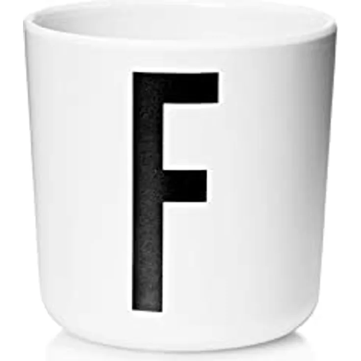 Design Letters Trinkbecher Kinder mit Buchstabe (A-Z) | Geschenke für Kinder | Trinklernbecher ab 6 Monaten | Spülmaschinengeeignet Zahnputzbecher Kinder | BPA, BPS-Frei | Schnabeltasse