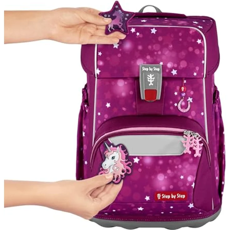 Step by Step Giant Schulranzen-Set „Sweet Unicorn Nuala“, 5-teilig, 23 Liter, rosa – Bild 3