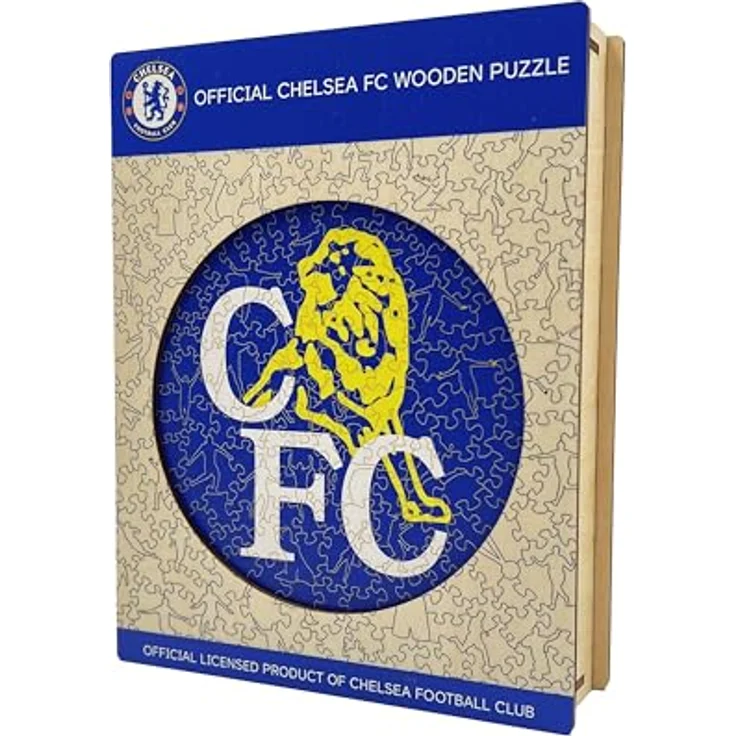 Iconic Puzzles Chelsea Retro Crest Holzpuzzle, Größe M, 270 Teile – Bild 4