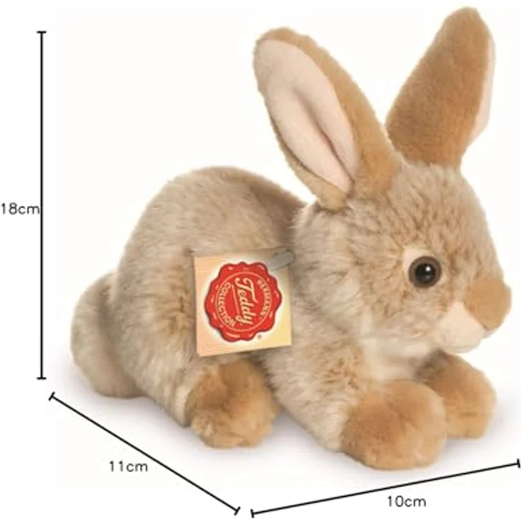 Teddy Hermann - Hase sitzend - Beige - Ca. 18 cm – Bild 7