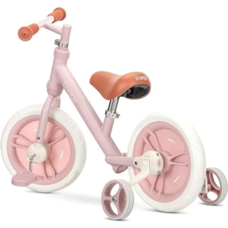 Lorelli Energy-Dreirad Balance-Fahrrad, 2-in-1 mit höhenverstellbarem Sitz, 11 Zoll EVA-Reifen, Rosa – Bild 5