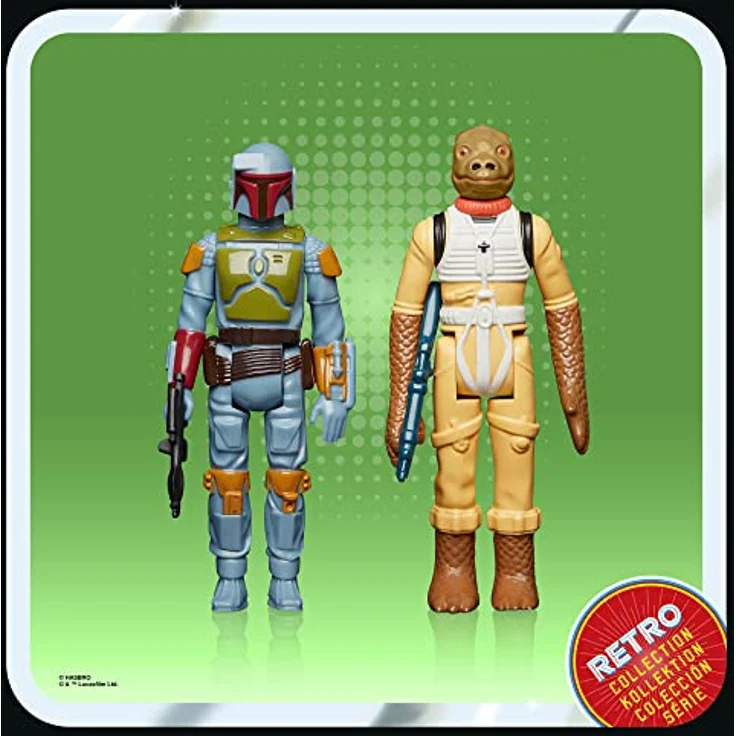 Star Wars Retro-Kollektion Kopfgeldjäger Doppelpack Boba Fett, Bossk, 9,5 cm, zu Star Wars: Das Imperium schlägt zurück – Bild 9