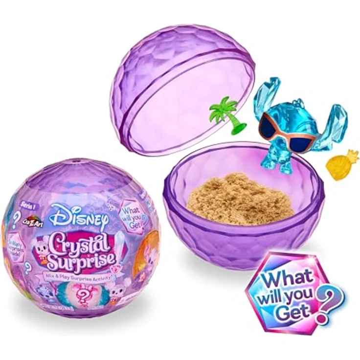 Cra-z-art Disney Crystal Reveal Balls Series 2.5, Sammelfiguren mit glänzender Kristalloptik, zufällige Disney-Figuren und Zubehör für Kinder ab 5 Jahren – Bild 9