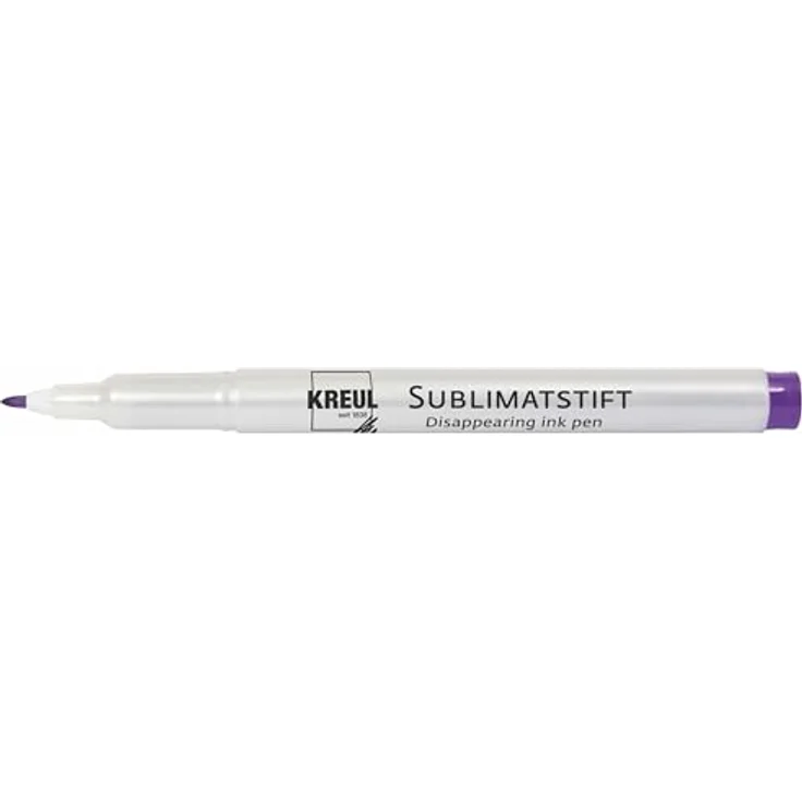 Kreul 818080 Sublimationsstift, violett, wasserlösliche Tinte zum Malen auf Stoff, Seide und Karton, selbstverlöschend nach 2-4 Tagen – Bild 2