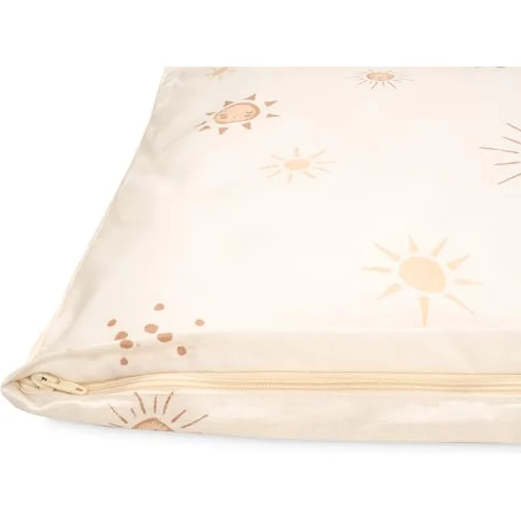Julius Zöllner Bettwäsche Organic Sunshine, Babybettwäsche Set 80x80 cm und 35x40 cm, schadstoffgeprüft nach OEKO-TEX, hautfreundlich und atmungsaktiv – Bild 3