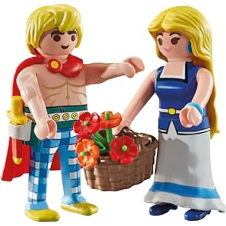 Playmobil® Konstruktions-Spielset Tragicomix und Falbala (71544), Asterix, (14 St), Made in Europe – Bild 6