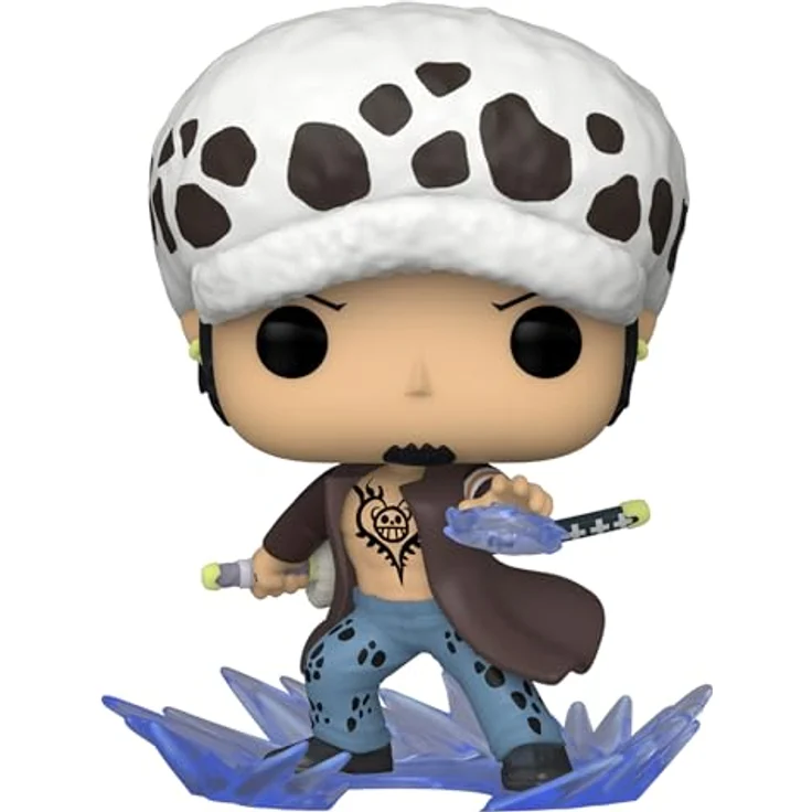 Funko One Piece Trafalgar D. Law (Room) Pop Figur (AAA Anime Exclusive), stabile Box, Special Edition Aufkleber, mögliche Chase Variante – Bild 3