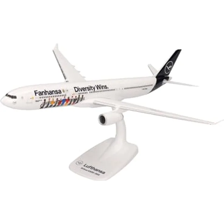 Herpa Wings SF 613897 | Lufthansa Airbus | A330-300 Fanhansa - Diversity Wins | D-AIKQ | 1:200