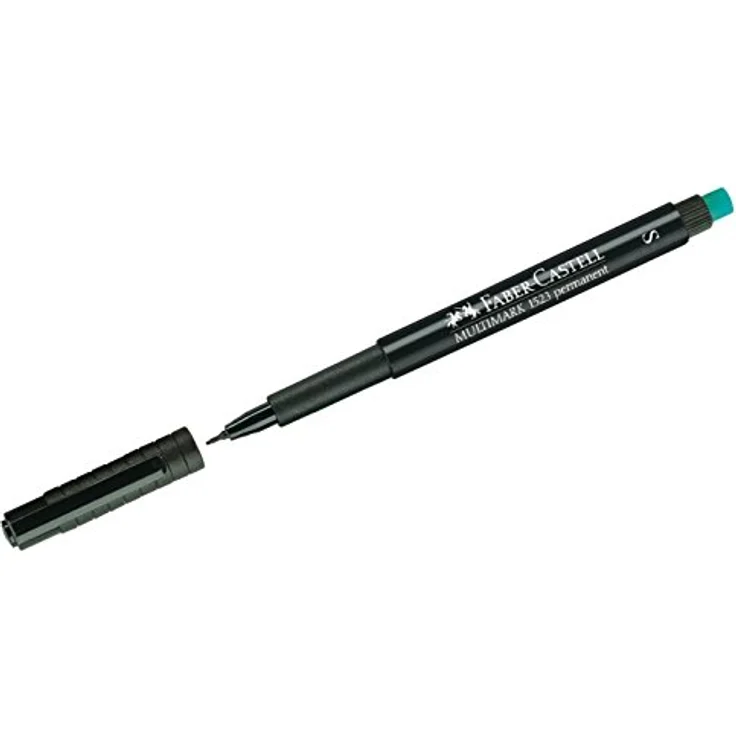 Faber-Castell 152399 - Marker Multimark S, permanent, schwarz, 1 Stück – Bild 1