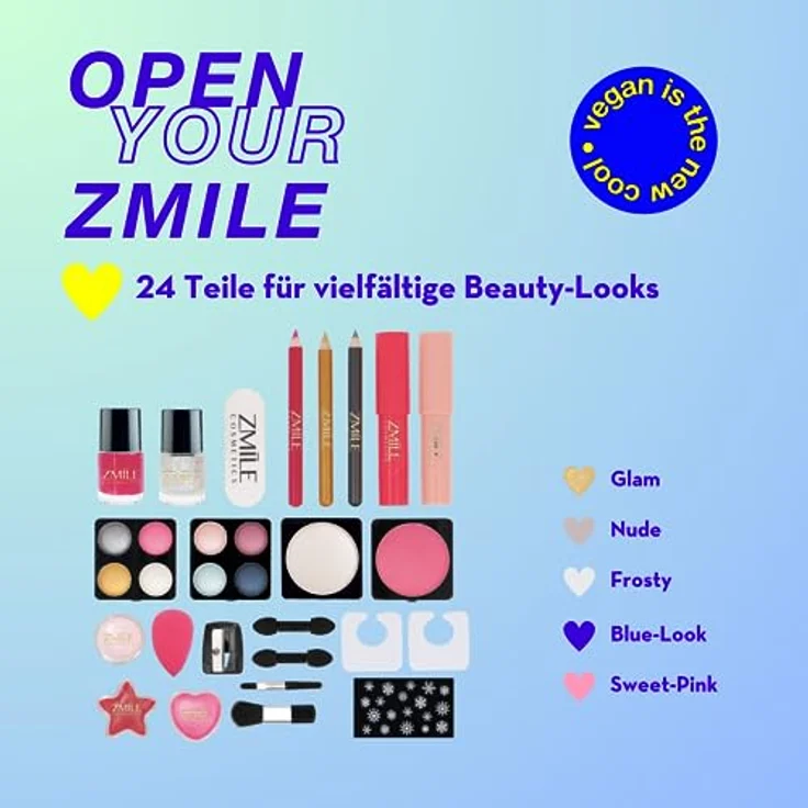 ZMILE COSMETICS Adventskalender Cube 'Merry Christmas', 24-tlg, vegane Kosmetik – Bild 4