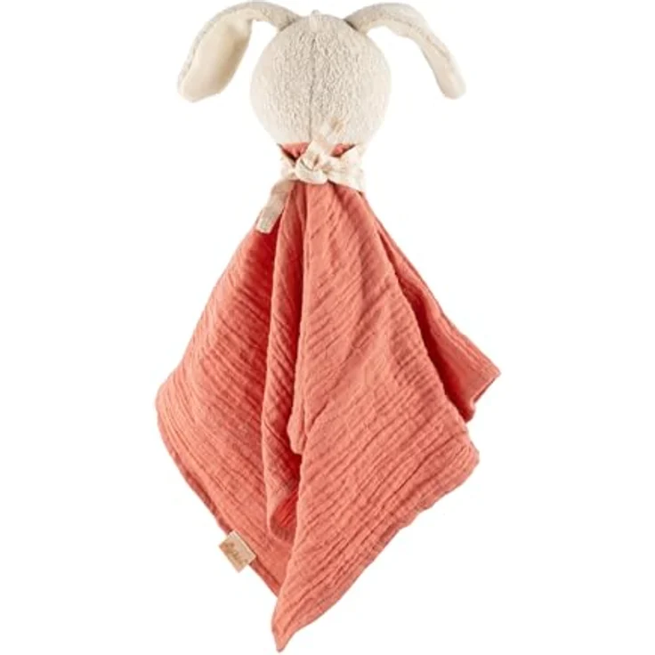 Sigikid Schnuffeltuch Hase Tiny Tissues, Baby Geschenk in zarten Farben mit besonderen Stoffen und greifbaren Elementen – Bild 2