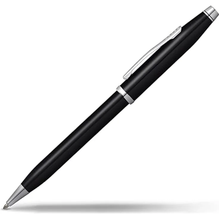 Cross Century II, Kugelschreiber mit Schwarzlack und verchromten Applikationen