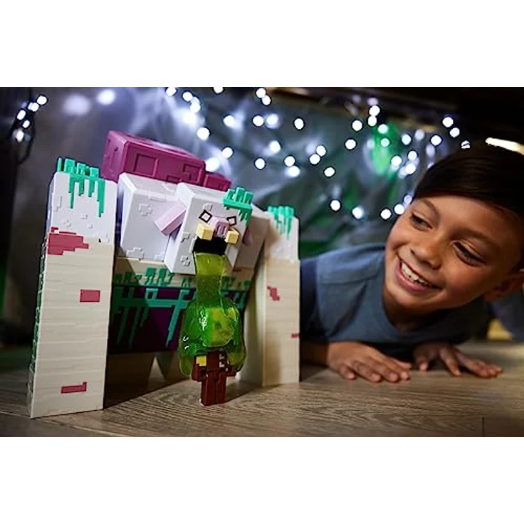 Minecraft Spielzeug, Legends Devourer Actionfigur, 1 Ranger Actionfigur und 2 Zubehörteile, Geschenkset zum Sammeln, HNC08 – Bild 2