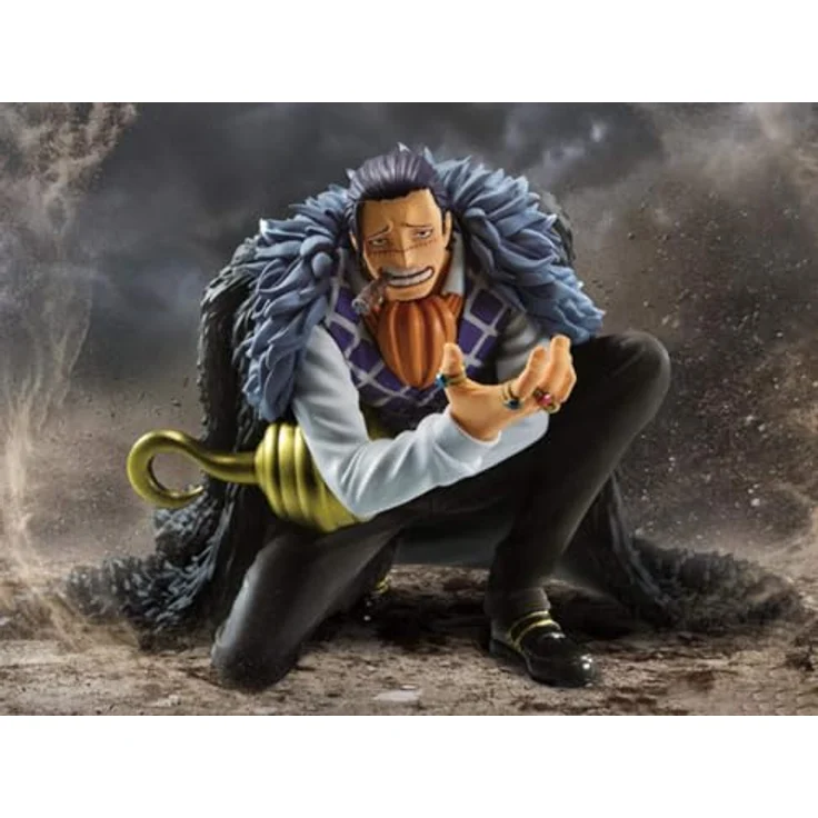 Banpresto One Piece Schlachtplatte Krokodil Figur, 8 cm Sammelfigur mit hochwertigem Design – Bild 3