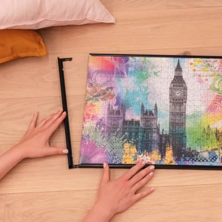 Ravensburger Puzzle Rahmen 17901 - Rahmen für Puzzle 500 Teile - Format 50 x 37 cm, schwarz - Perfekte DIY Wanddekoration – Bild 5