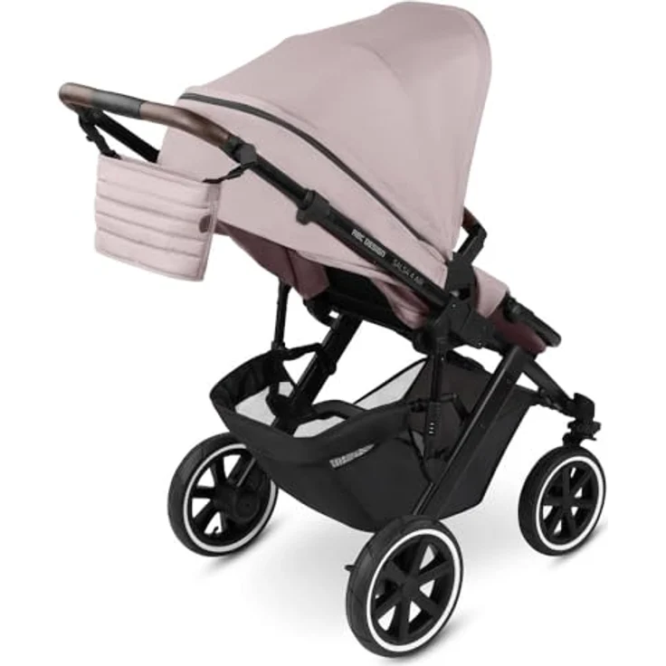 ABC Design Kombi-Kinderwagen Salsa 4 Air - inkl. Babywanne & Sportsitz - Pure Edition - Berry mit Gratis Mobilitätsgarantie – Bild 6