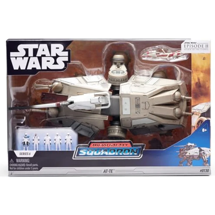 Jazwares STAR WARS 18cm AT-TE Dreadnaught inkl. 2,5cm Figuren, maßstabsgetreu und detailscharf – Bild 2
