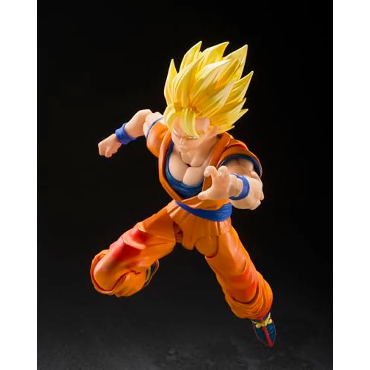 Bandai Dragon Ball Z S.H.Figuarts Actionfigur Super Saiyan Son Goku The Games Begin Ver., 15 cm, detailreich inkl. Zubehör – Bild 5