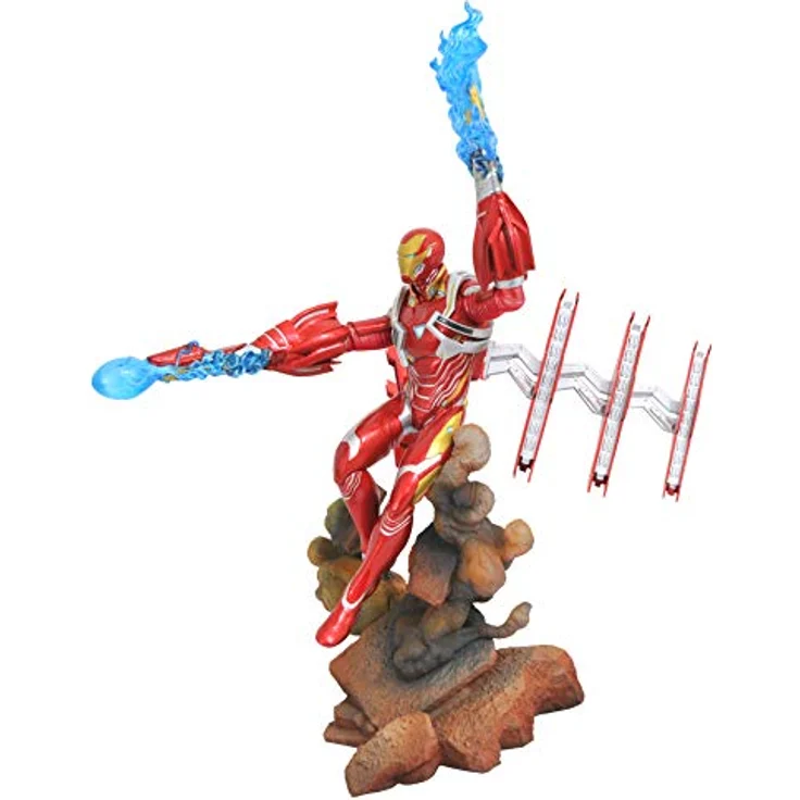 Diamond Select Avengers Infinity War PVC Statue Iron Man MK50, 23 cm, detailreiche Sammelfigur aus hochwertigem PVC – Bild 2