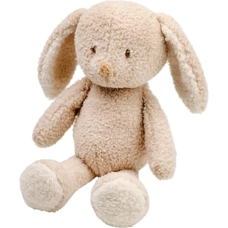 Nattou Kuscheltier Hase Teddy, Wegbegleiter ab der Geburt, 34 cm, Polyester, Kuschelig und vegan, Beige – Bild 2