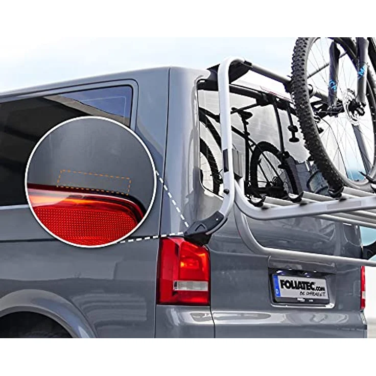 FOLIATEC Lack Schutzfolie Fahrradträger, Universal-Set, 10-teilig – Bild 4