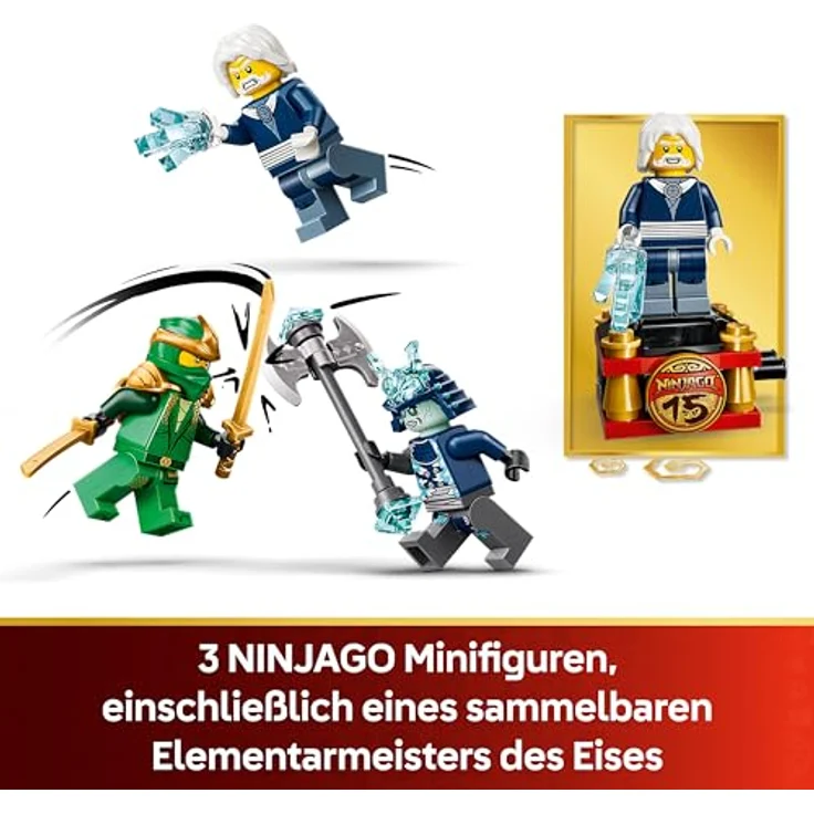 LEGO Ninjago Lloyds Titan-Mech 15 Jahre Jubiläum (71860), 1.293-teiliges Sammlerset für Fans ab 14 Jahre, Höhe 32 cm – Bild 8