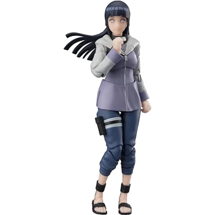 Bandai Tamashii Nations Naruto S.H.Figuarts Actionfigur Hinata Hyuga, 13 cm, inkl. Zubehör, Virtuous Byakugan